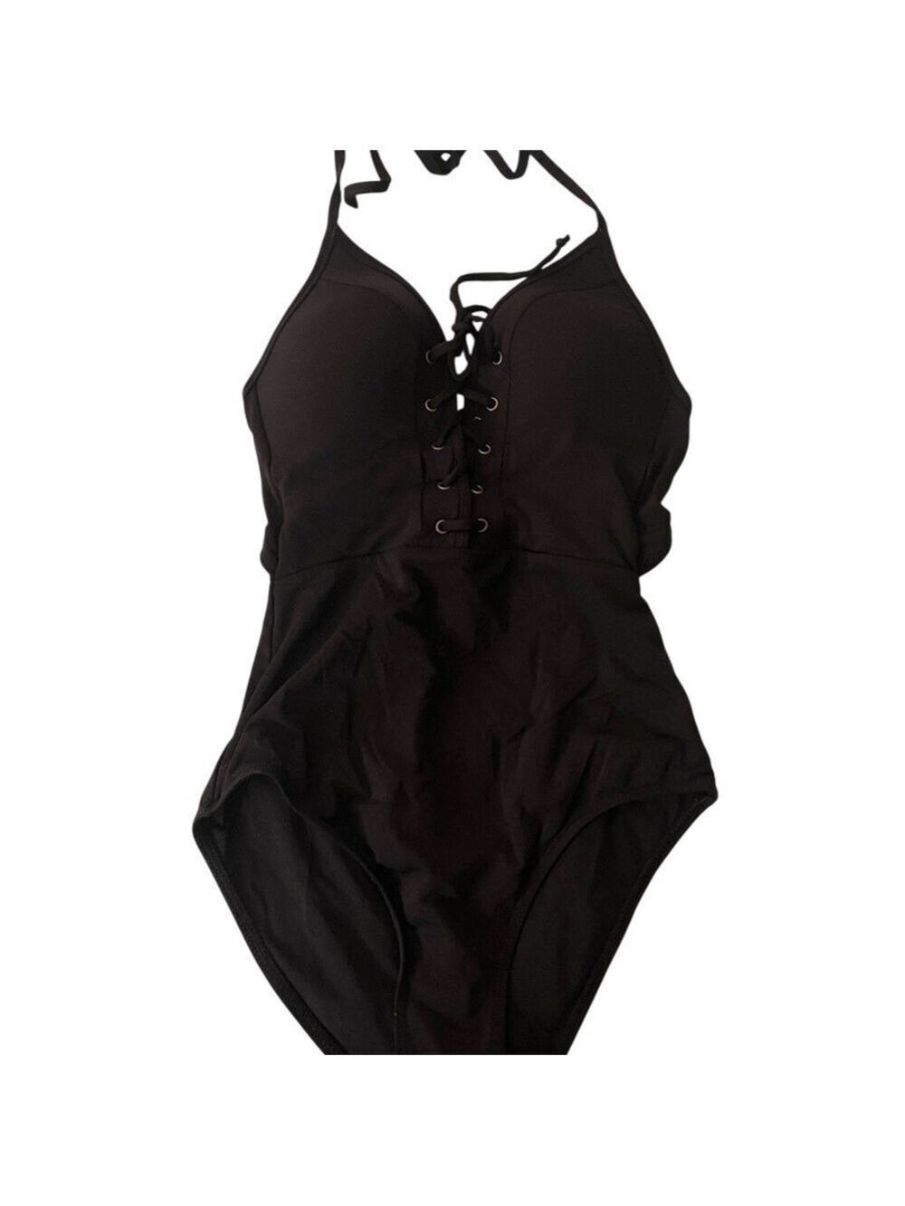 JETS By Jessika Allen Swimwear Australia Women Lace Up One Piece Swimsuit Size 6 - Picture 4 of 11